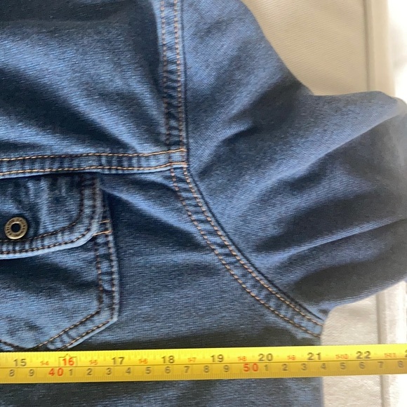 Lauren Dry Goods Supply Co zip close jean jacket - Picture 14 of 15